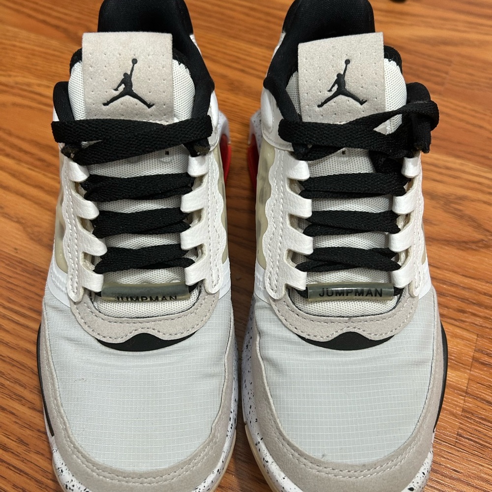 Jordan Black and White Sneakers with Classic Silhouette